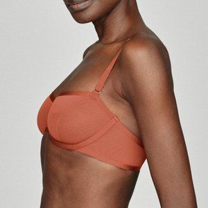 CUUP bra, The Balconette, Mesh, Clay